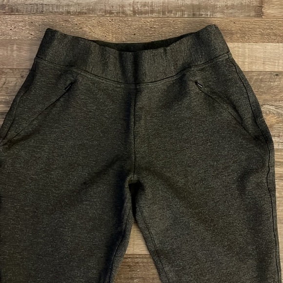 Duluth Trading Co Women’s S WearWithAll Ponté Knit Leggings Dark Charcoal Gray - Picture 2 of 5